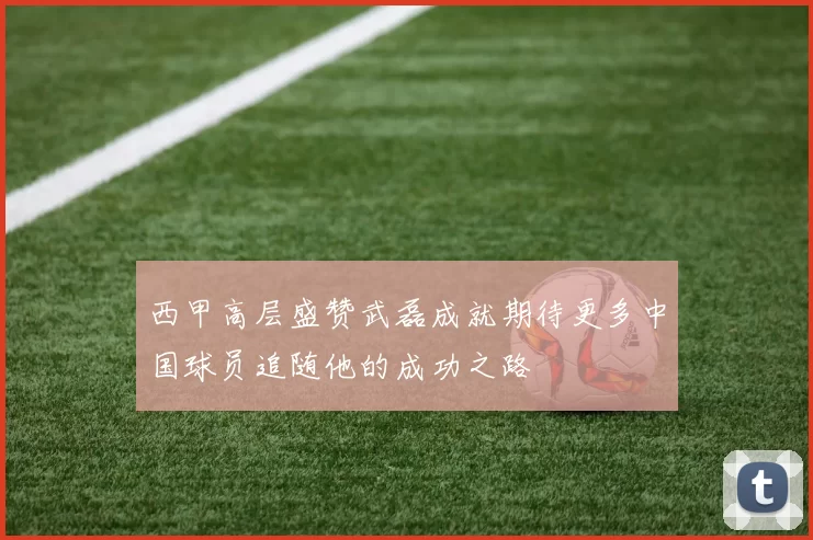 西甲高层盛赞武磊成就期待更多中国球员追随他的成功之路